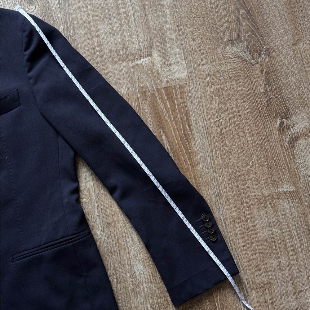 Suit Supply Navy Wool Two-Button Blazer - Picture 10 of 12